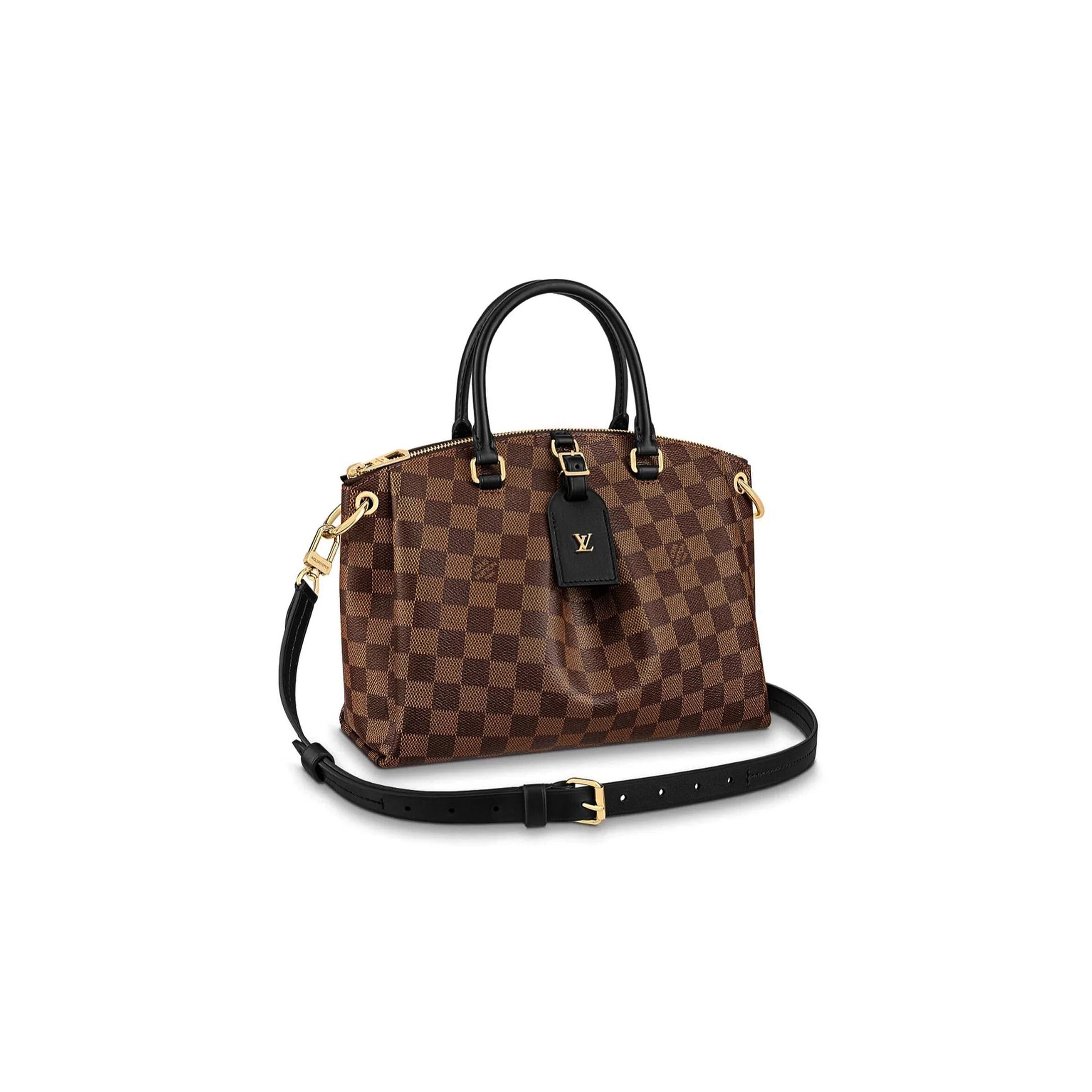 LOUIS VUITTON MASTER DAMIER EBENE ODEON TOTE PM BLACK N45283 (31.5*28*16cm)